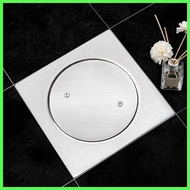 ℔ ✷ ◪ ☘ 304 Stainless Clean out 4" x 4" square Heavy Duty SUS304 Stainless 4 x 4 Clean Out Floor Dr