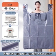 Large capacity luggage and clothing storage bag - Large plastic bag with handle - Moving packaging b