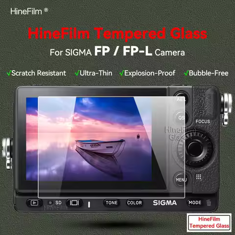 Hinefilm Screen Protector FP L Camera Glass Film For Sigma FP FPL Camera 9H Hardness Tempered Glass 
