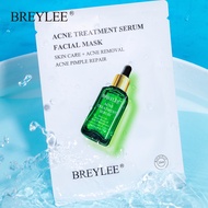 BREYLEE Face Sheet Mask Acne Treatment Serum Facial Essence Skin Care Whitening 1pcs