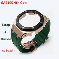 4th 3rd Gen GA2100 Mod Metal Case for GA2110 Watch Bracelet Rubber Strap Stainless Steel Bezel Watch