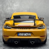 New

 NOREV 1/18 scale New 2023 Porsche Cayman GT4 RS Metal diecast model Car Sports car model Stati