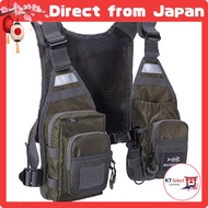 BASSDASH Lightweight Unisex Fishing Vest FV08 - Short Mesh Design (No Buoyancy Aid)【Direct from JAPA