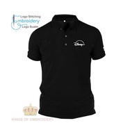COTTON Baju Polo Classic T Shirt logo Embroidery Disney + Movie Streaming Online TV Series Drama Ani