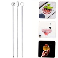 Stainless Steel Cocktail Decoration Stick Fruit Skewer - J-105
