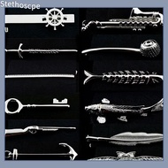 Stethoscpe EASY.H New High Quality Engraving Tie Clip Black Men'S Business Tie Pin Free Delivery Rud