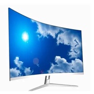 ☀24\" 27 inch White curved LCD/TFT Monitor PC 60/75Hz HD Gaming Computer 1920×1080 curve panel d ♣♣