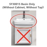 SY30015 ALUMINIUM BATHROOM BASIN CABINET ACCESSORIES ONLY(BASIN +CABINET/MIRROR/SHELF/TAP/BASIN)