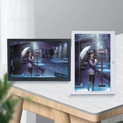 Digital Photo Frame14.1 inch 1280*800 Video Photo USB/SD Black/White Digital Photo Frame Vertical Sc