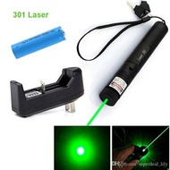 Green laser 303 with white box