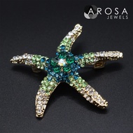 Arosa Jewels Wildlife Series Starfish brooch pin kerongsang B7-01 (5.0cm x 5.0cm)