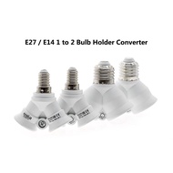 Bulb Lamp base E27 / E14  1 to 2 Holder Converter