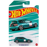In Stock Hot Wheels GDG44 CIVIC 90 HONDA CIVIC EF EG SI TYPE R 2018 HONDA CIVIC TYPE R 1/64 Metal Ca