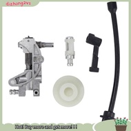[dizhong2vs]5Pcs Oil Pump Filter  Hose Line Oil Nozzle Turbine Kit for 4500 5200 5800 45CC 52CC 58CC Chainsaw Spare