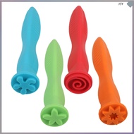 4pcs Children'S Drawing And Crafting Tools Rubber Handle Flower Stamps Press Stamps Crafting Floral 