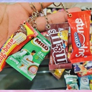 keyChain Magnet random Miniature aiskrim/makanan/food/snack Maggie milo magnum supreme Samyang minia