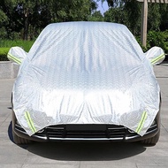 COD Half Car Cover Outdoor Sun Protection Resistant WaterProof RainDust Sun UV for Sedan SUV MPV,Ful
