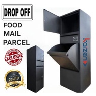 Private Household Anti-Theft Parcel Drop & Front Drop Back Receive Outdoor [FOOD STORAGE + LETTER BO