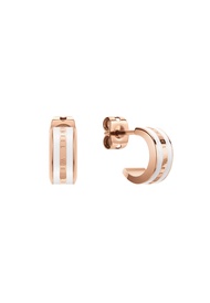 Emalie earrings One Size Enamel And Stainless Steel (316L) With Rose Gold Plating Rose Gold