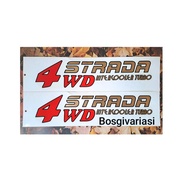 Stiker Mitsubishi Strada 4WD Triton Intercooler Turbo / stiker triton 4wd strada / stiker 4wd strada