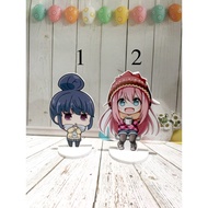 Standee Yuru camp Laid-Back Camp table stand, printed on request