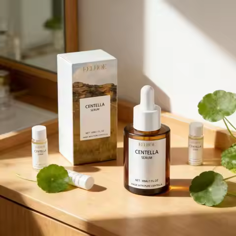 EELHOE Centella Facial Serum Pore Shrinking Soothing Moisturizing Skin Barrier Repair Care Hyaluroni
