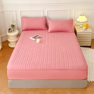 SUNLIGHT HOME ผ้าปูที่นอนกันน้ำ 7 สีผ้าปูที่นอนสีทึบผ้าปูที่นอน6ฟุตผ้าปูที่นอน5ฟุตผ้าปูที่นอน6.5ฟุตห