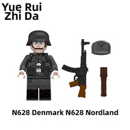 Military Denmark Norway Estonia Netherlands Soldiers Assembly Bricks Figures