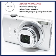 Pre-owned Product Canon IXY 620F silver Digital Camera 12.1MP 10x Zoom IXUS 255 HS Japan Battery & C