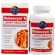 ✅Ready Stock✅Garden of life, Wobenzym N, Joint Health, 100 / 200 / 400 Enteric-Coated Tablets