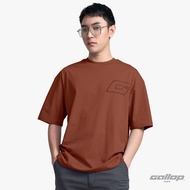 GALLOP : Mens Wear เสื้อยืด Eco-Friendly Oversized TEE (รักษ์โลก) รุ่น GT9156 สี Brick Red - แดงอิฐ 