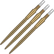 TARGET Darts Swiss Point Storm Dart Points, Quartz (3 Pack Set of Tips) 26MM/30MM/35MM – Gold/Silver