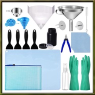 Photosensitive Resin 3D Printer Tool Kit Photocuring Resin Printer Tool Accessories Set for SLA/DLP 