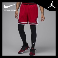 Jordan Dri-FIT Mens Mesh Diamond Shorts - Gym Red ไนกี้ กางเกงขาสั้นตาข่าย Diamond ผู้ชาย Sport - ยิ