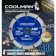 COOLMAN 4” Diamond Cutting Disc A88