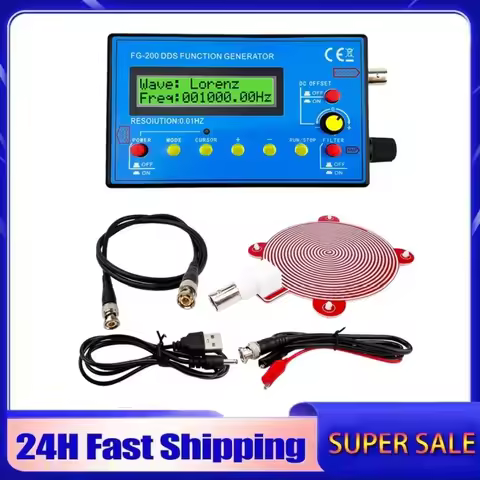 FG-100 FG-200 DDS Function Signal Generator Frequency Counter 0.01Hz - 500KHz Signal Source Module S