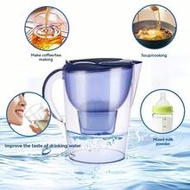 Transparent Water Filter Pitcher, Kitchen Household Water Purifier Pitcher, Fits Universal Filter Ca