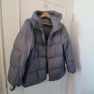 Uniqlo 男女裝無縫 & Hybrid膨鬆羽絨外套l藍灰色