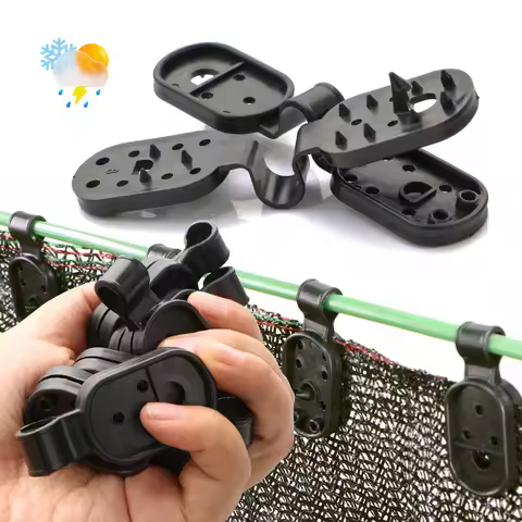Reusable Plastic Sunshade Net Fixation Clamp for Outdoors Gaden Shadow Mesh Clips Yard Fabric Neting