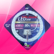 JMF แผงไฟ LED 28w. แสงขาว (มอก.)หลอดไฟ LED แผงไฟ LED หลอดไฟนีออนกลม แผงไฟ LED กลม แผงไฟแม่เหล็ก โคมซาลาเปา