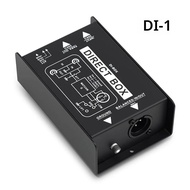 Professional Passive DI Box - Hum Eliminator สําหรับกีตาร์/เบส w/XLR และแจ็ค TRS Bal/Unbal Signal Co