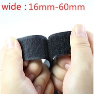 2 yards Black and White Velcro Hook Fastener Tape Nylon Sticker Velcro 16/20/25/30/40/50/60mm