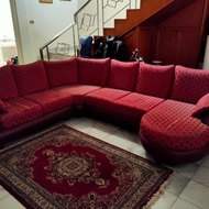 Ready Sofa Bekas Model L kapasitas 7 Orang