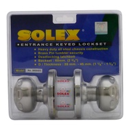 ✨นาทีทอง✨ ลูกบิดทั่วไป SOLEX 9850 หัวจัน ลูกบิดประตู ลูกบิด ลูกบิดสแตนเลส ENTRANCE KNOB LOCKSET SOLEX 9850