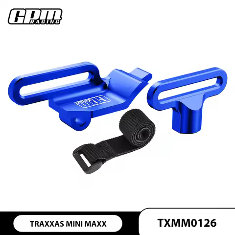 GPM 7075 Alloy Retainer, Battery Hold-Down For TRAXXAS Mini Maxx Monster Truck