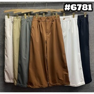 New arrivals 6781 mall quality wmen's causal plain square pants