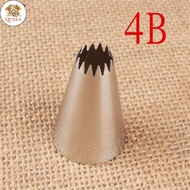 QC 4B# Icing Piping Pastry Nozzle Tips Baking Tools Cream Cake Decorating Set Stainless Steel Nozzle