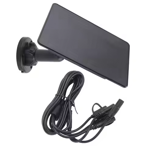 B84B-12V/1A 6V/2A Solar Panel Micro-USB+Type-C Outdoor Solar Cells Solar Panels For Security Camera 