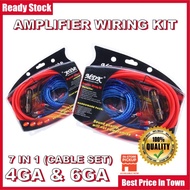 Car Audio Installation Kit 4GA 6GA Amplified Subwoofer Speaker Amp Kit amplifier kit cable wayar wir