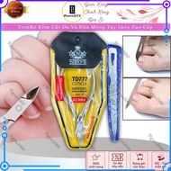 COMBO SKIN CUTTER & HIGH QUALITY Stainless Steel NEO'S NAIL FILES - Perfect Nail Care at Home (TD777